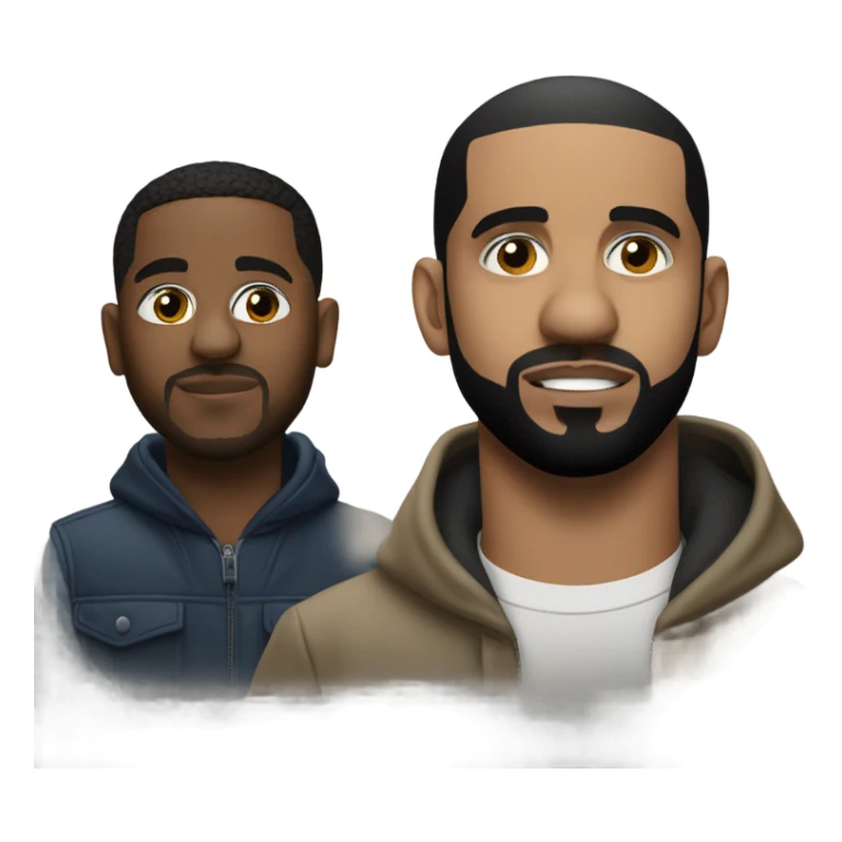 Drake and Kendrick lamar  sticker