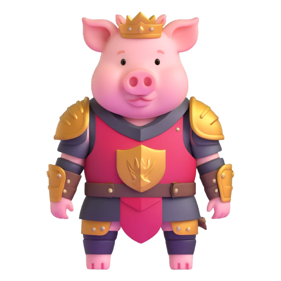 pig warrior sticker
