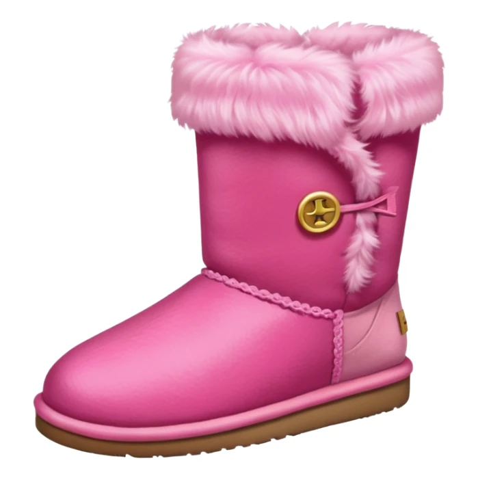 pink ugs simple sticker