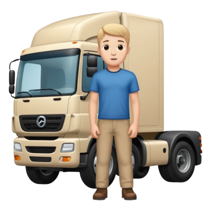 white boy with a big truck sticker