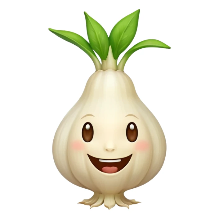 happy garlic sticker