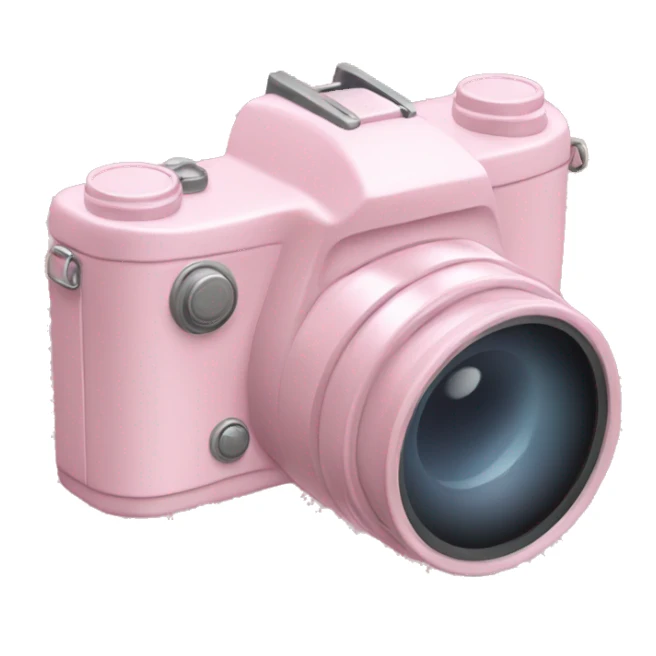 Pastel pink digicam sticker