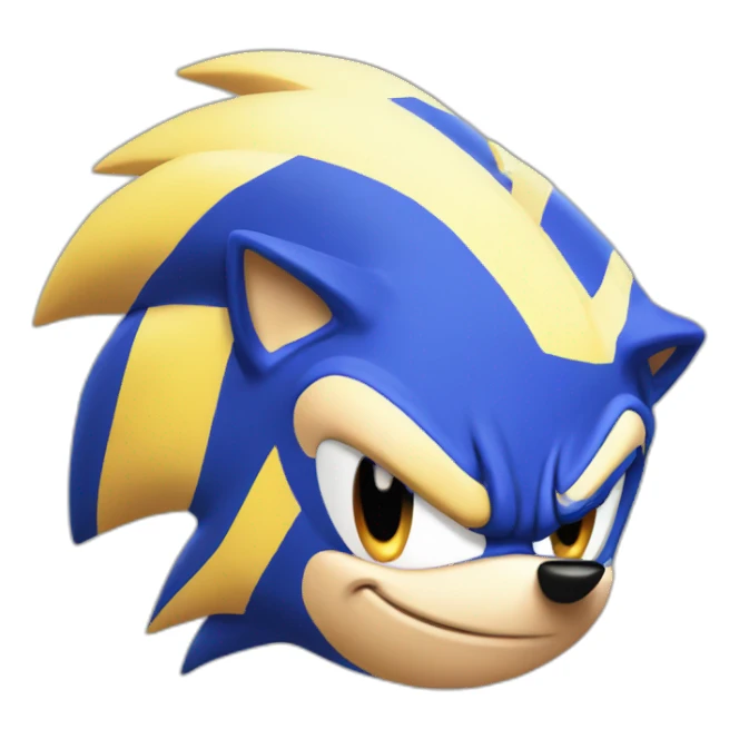 Sonic you are too slow sticker