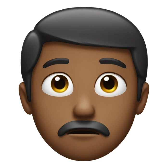 sad with heart eyes sticker