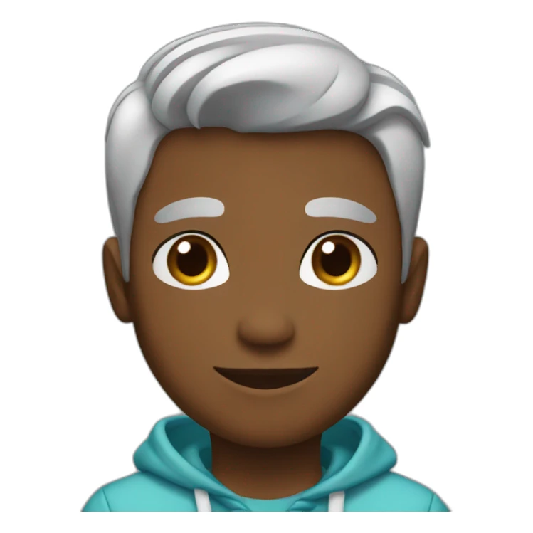 One side boy love sticker