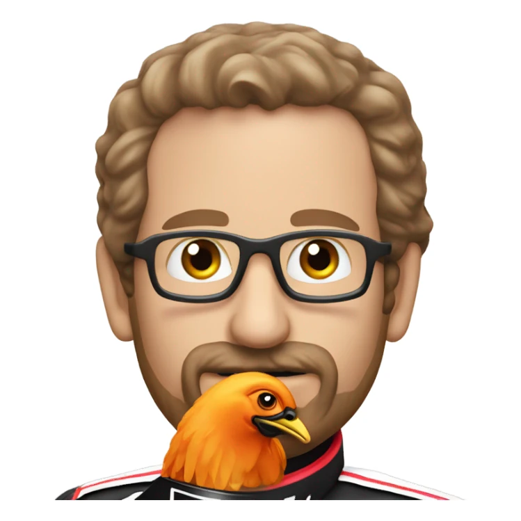 Dale Earnhardt eating a chicken wing sticker