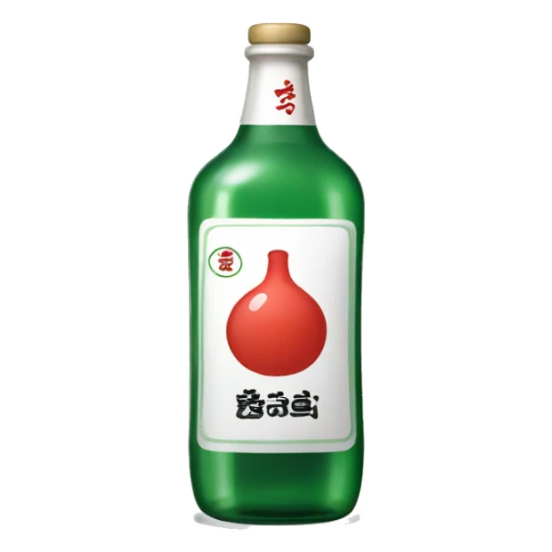 bottle of soju sticker