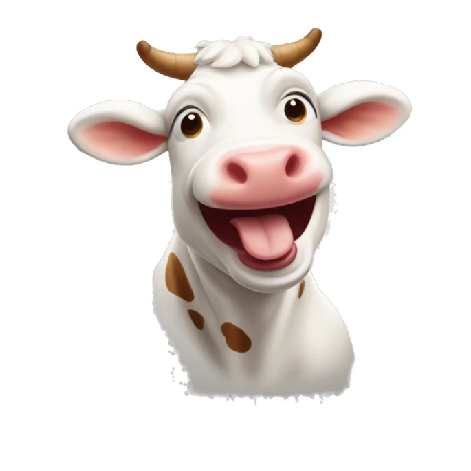 Laughing cow sticker