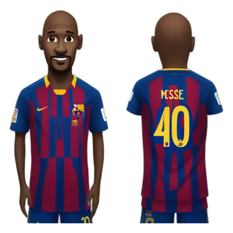 2 FACE FOR MESSI WITH ONE DIFFERENT sticker