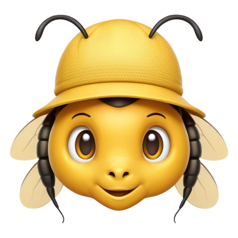 бджілка в капелюсі sticker