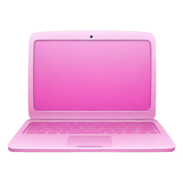 pink macbook emoji sticker