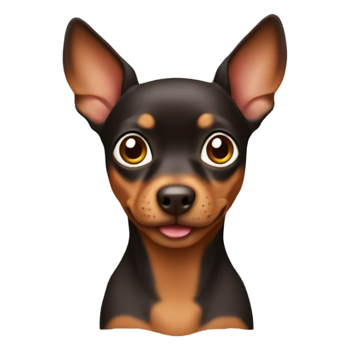 Mini brown pincher  sticker