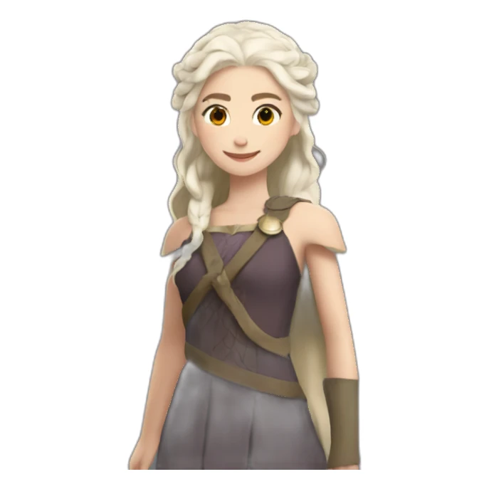 daenerys avec 3 dragons sticker