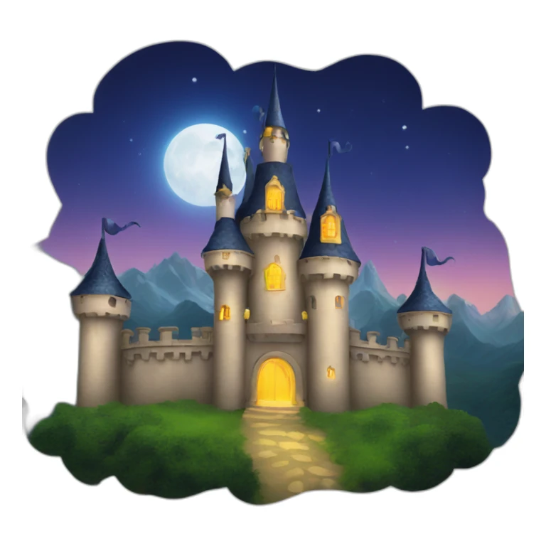 Magic castle sticker