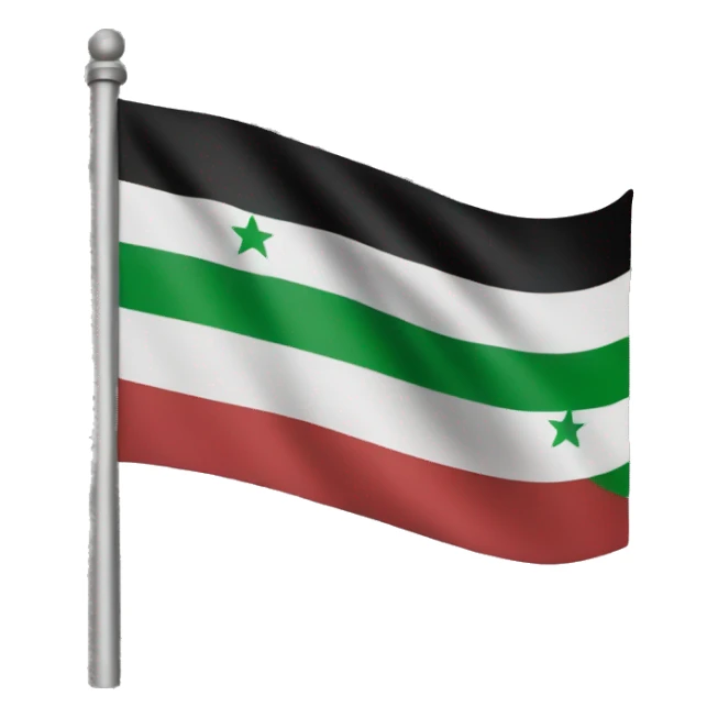 Syria flag sticker