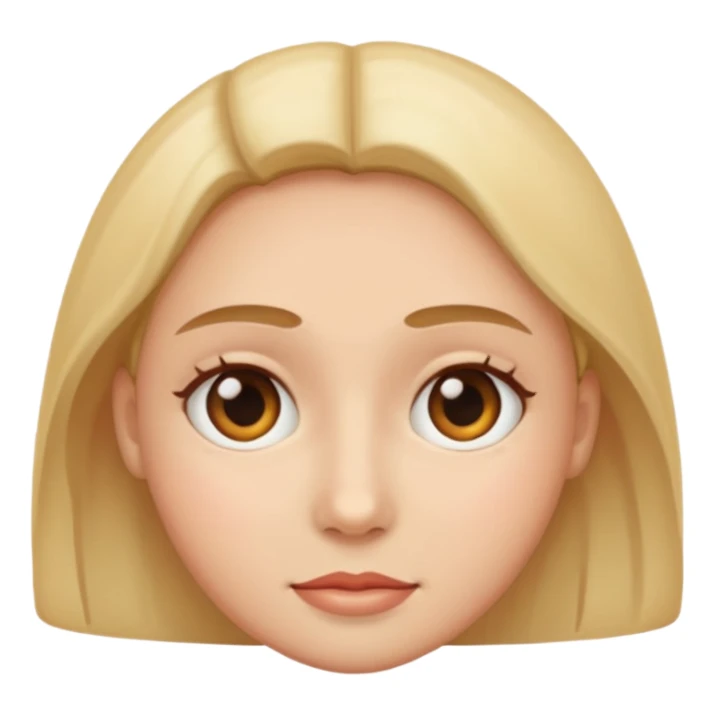 no cheek circles and same size sticker