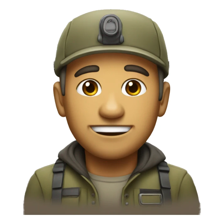 Friendly bunker dweller sticker