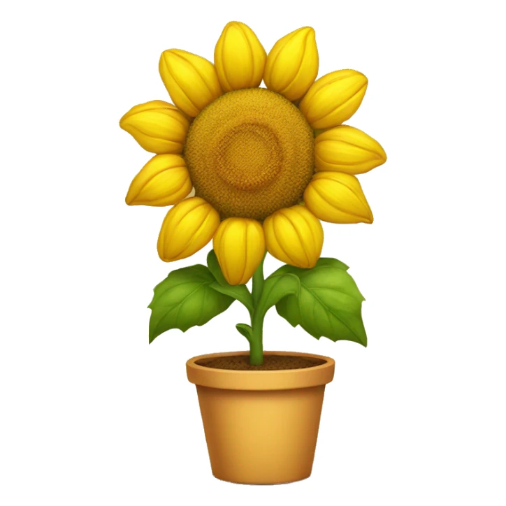 much sun flower sticker