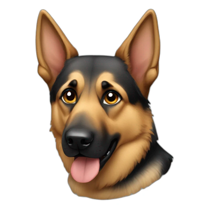 German Shepard dog sticker