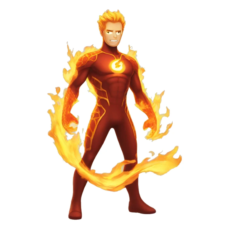 HUMAN TORCH sticker