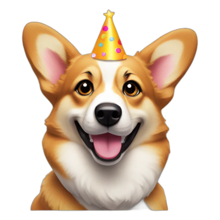 Party Corgi  sticker