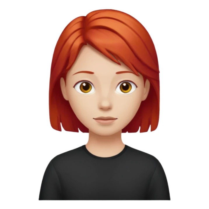 Make one wi/ red hair sticker