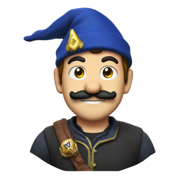 mario with hogwarts sticker