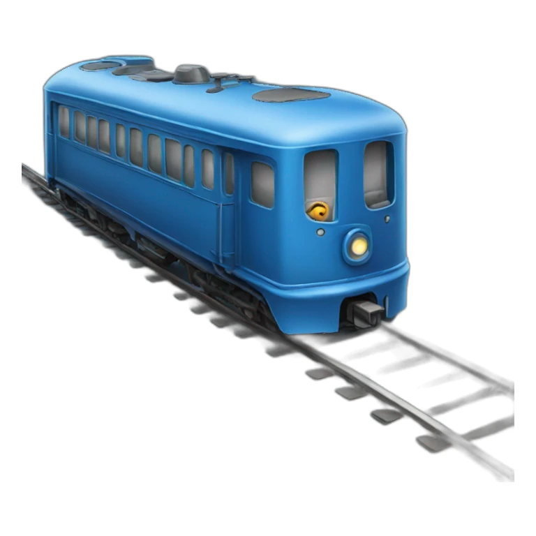 blue train sticker