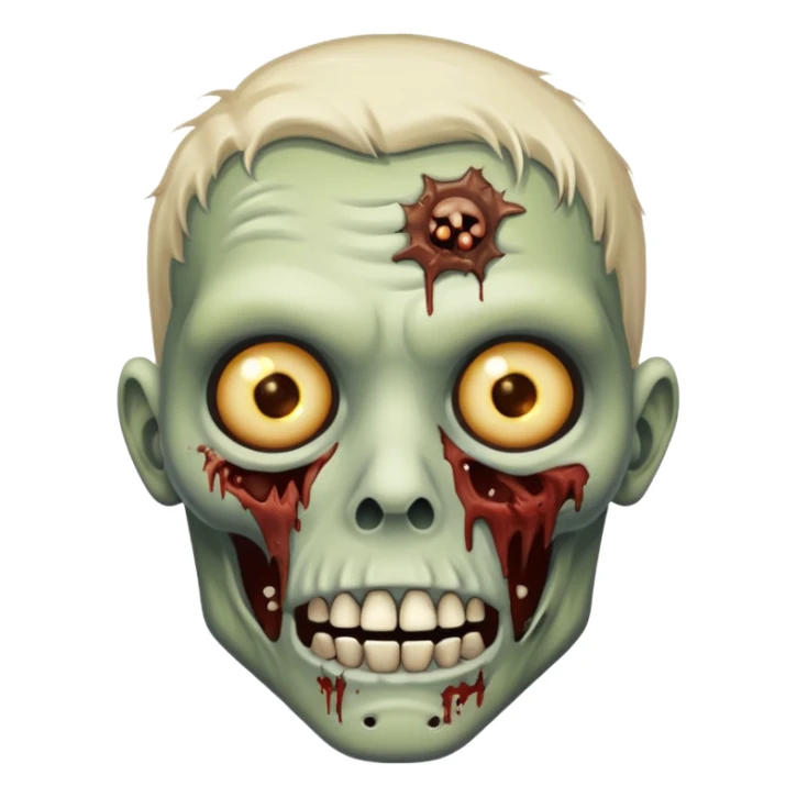 zombie say hi sticker