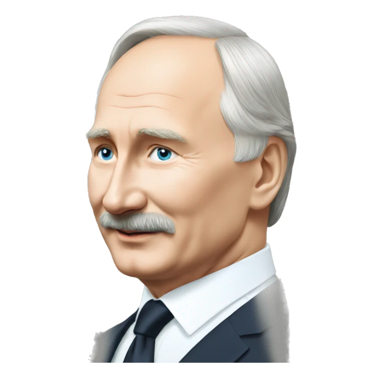 Putin with Lukashenko in hend sticker