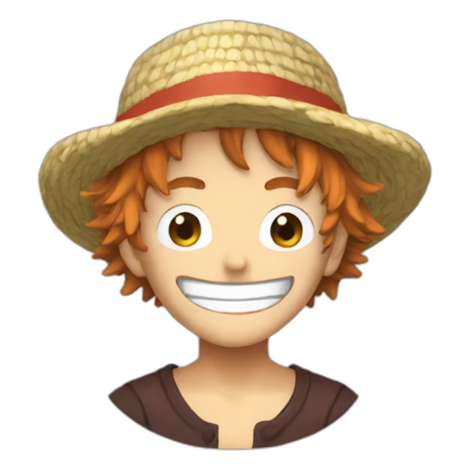 Ruffy one piece sticker