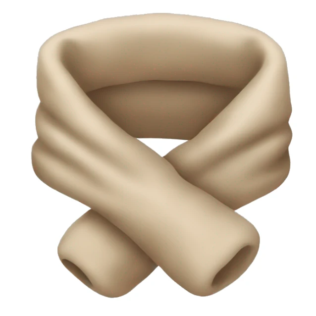 beige muffler sticker