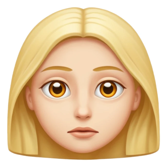 God with crossed eyes sticker