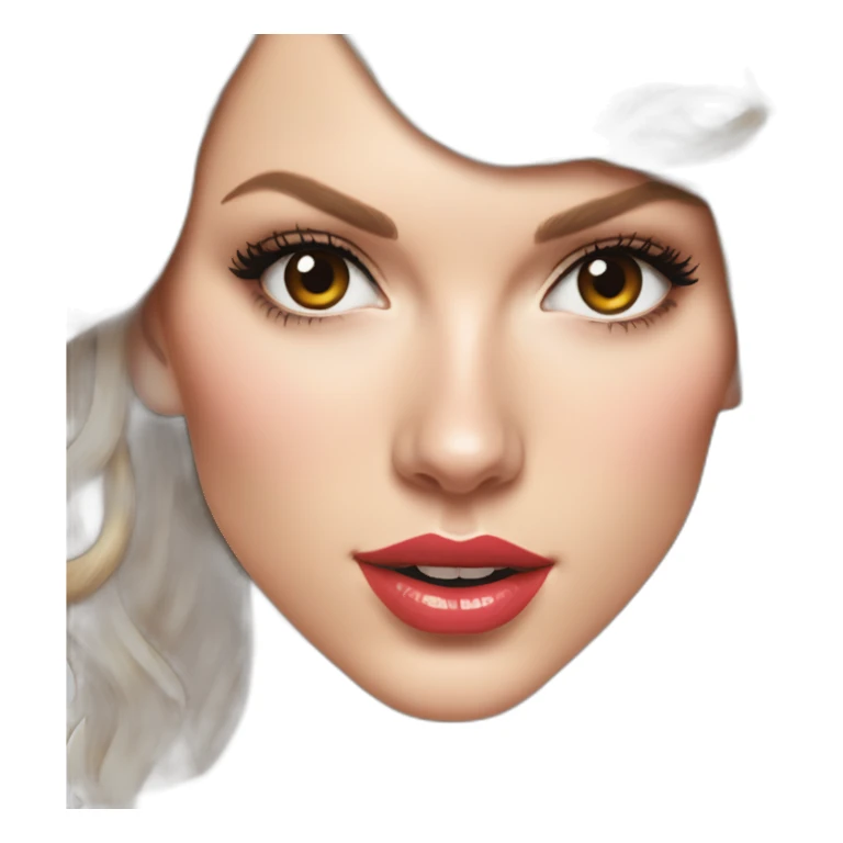 taylor-swift-selfie-milk-on-face-dripping sticker