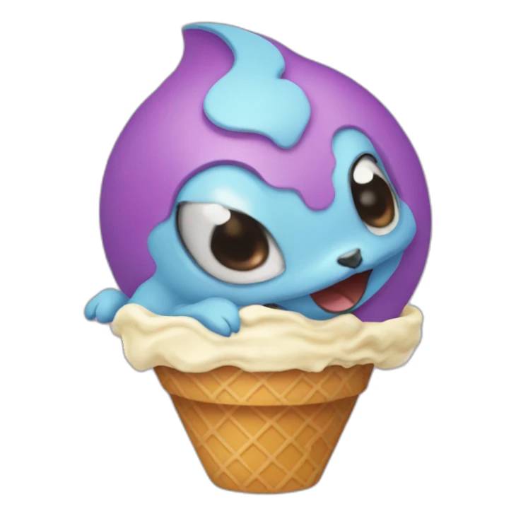 squirtel ice cream sticker