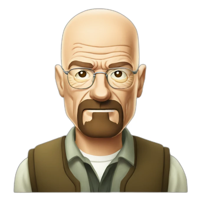 Walter white who drink beer sticker