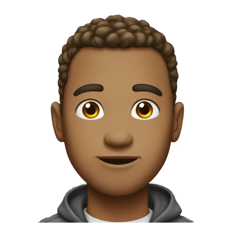 Oversized style boys sticker