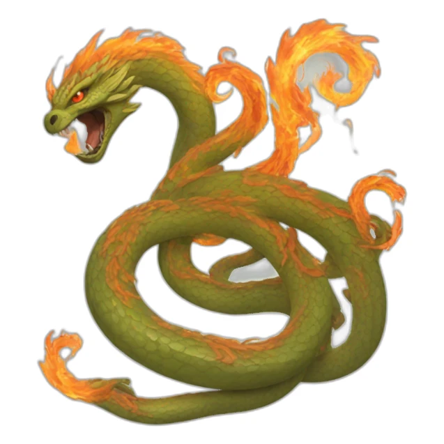 hydra-with-fire sticker