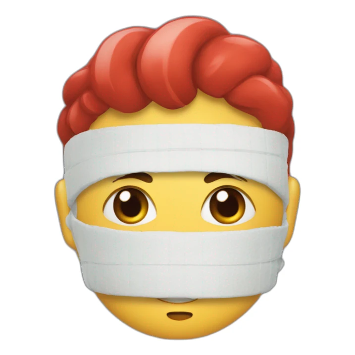 Cœurrouge et bandage sticker