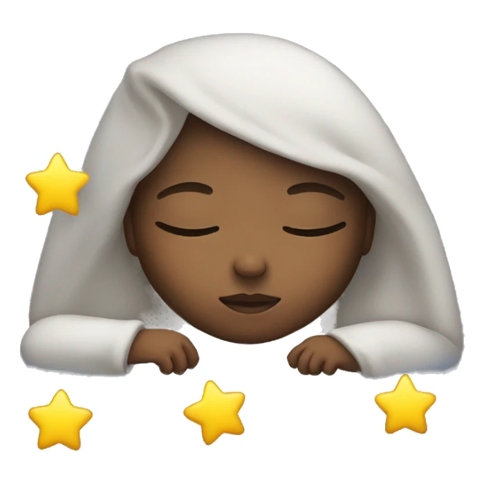 Sleep girl sticker