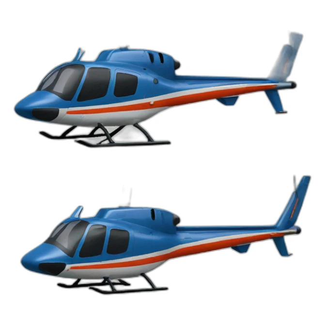Hélicoptère sticker