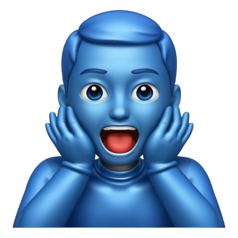 emoji hands choking its neck  sticker