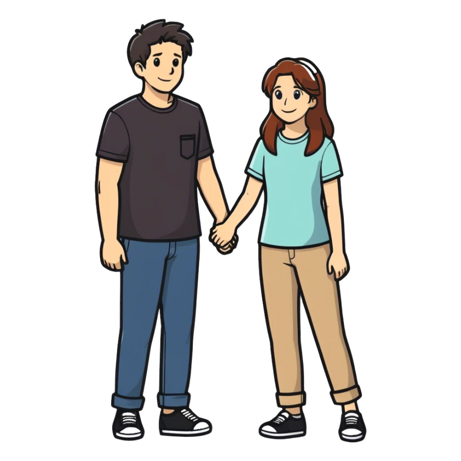 Ross and Rachel friends  sticker