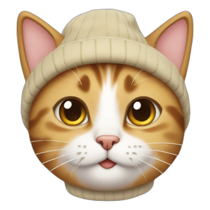 cat with a bennie sticker