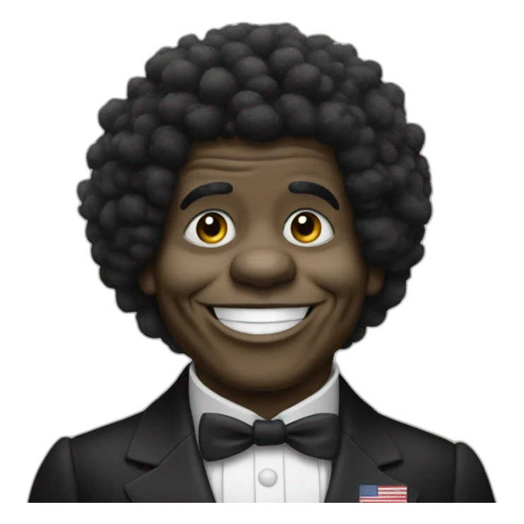 golliwog Barack Obama sticker