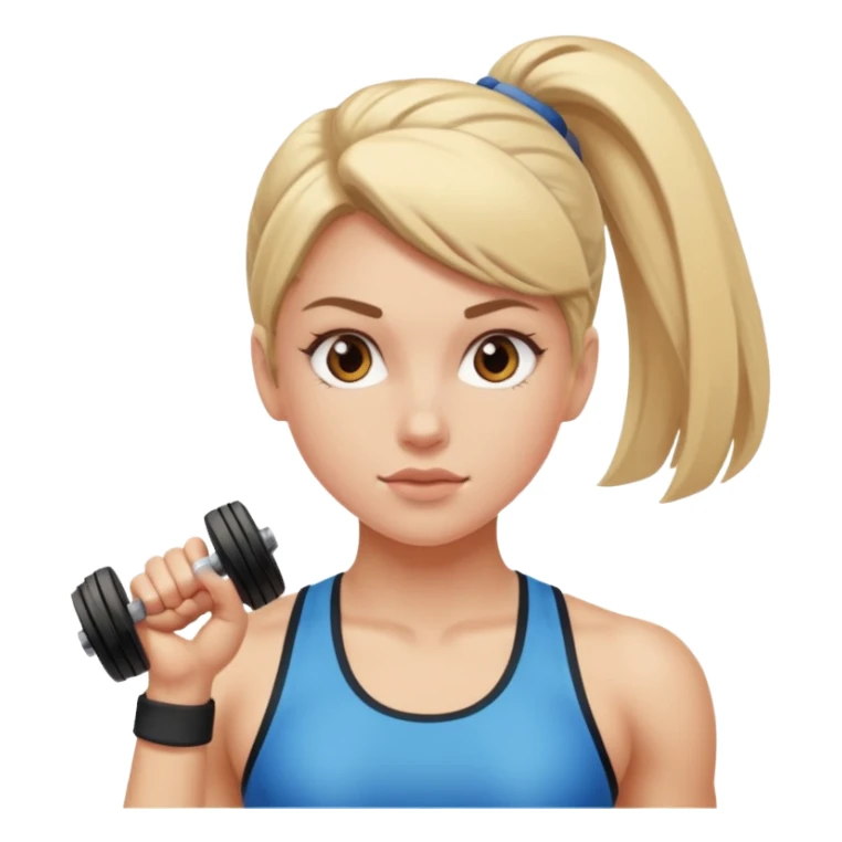 Gym girl sticker