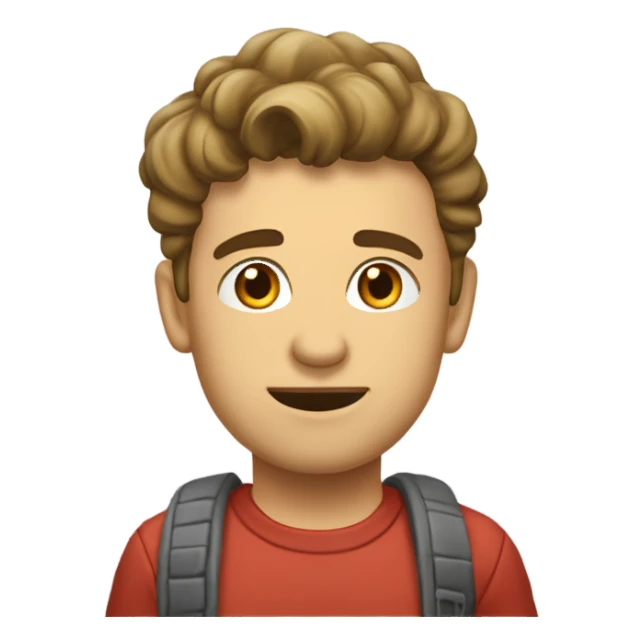 Собака шпиц рыжая sticker