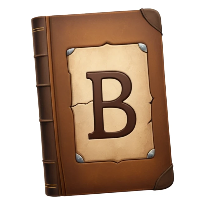 a book with label "B1" on its cover sticker