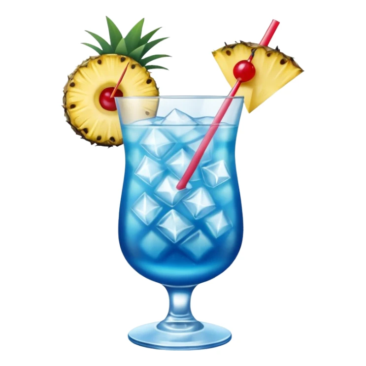 Blue Hawaiian drink sticker