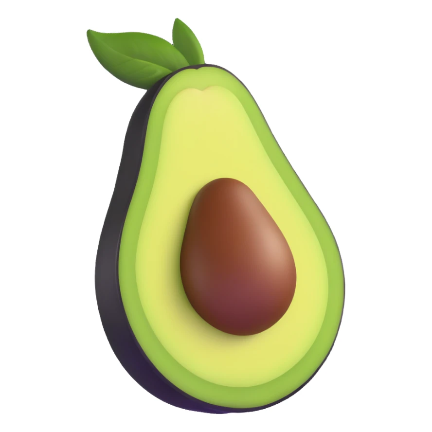 avocado sticker